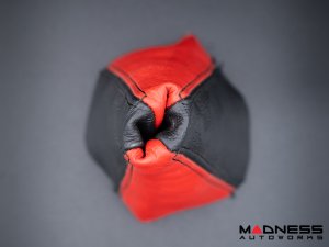 MINI Cooper Gear Shift Boot - 1st Gen - Black & Red Leather 